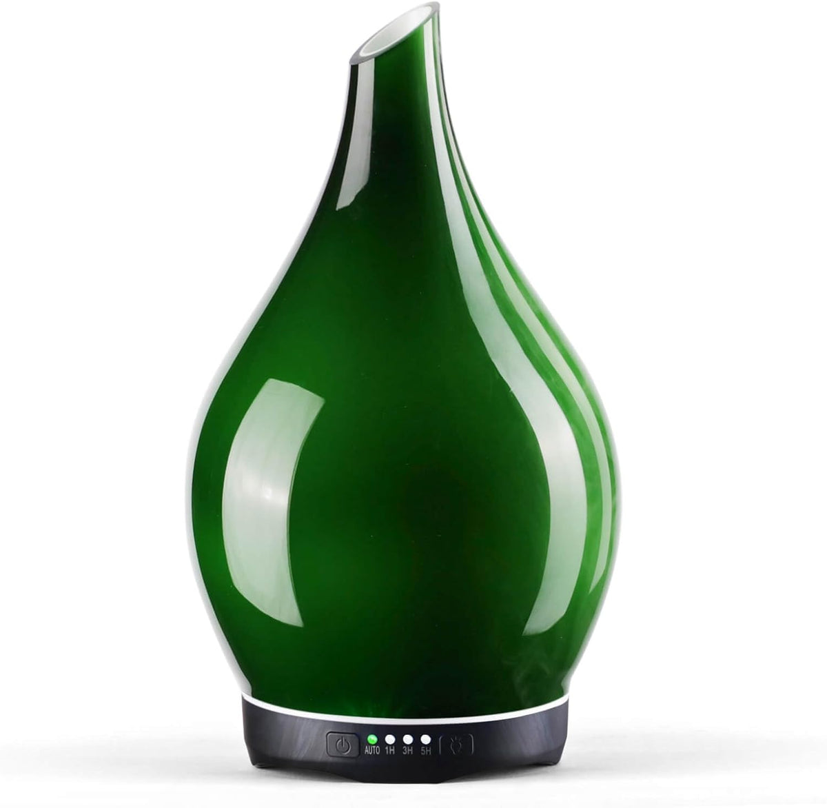 Porseme Essential Oil Diffuser 280ml Handmade Glass Diffuser 7H Runtime | Elegant Handmade Glass Aroma Diffuser with 7-color LEDs, Quiet Aromatherapy and Safe Auto Shut-off, Perfect for Gifts