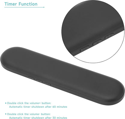 Pillow Speakers Bluetooth, Pillow Speakers, Bluetooth 5.3 Portable Bone Conduction Speaker with Timer Off Function, Mini Pillow Speaker for Adults, Children, Babies(White)