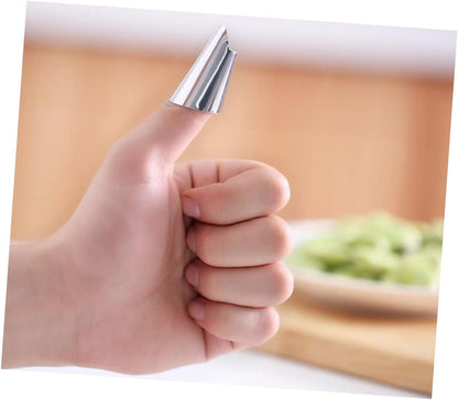 2 Pcs Nut Tools Finger Protector Cutting Shelling Tools for Nut Pistachio Tools Pine Tools
