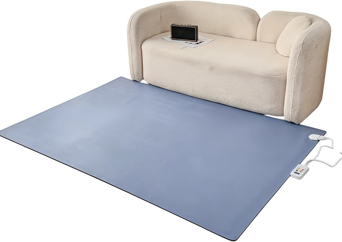 Heated Floor Mats Under Desk, 55" x 79" Heated Foot Warmer