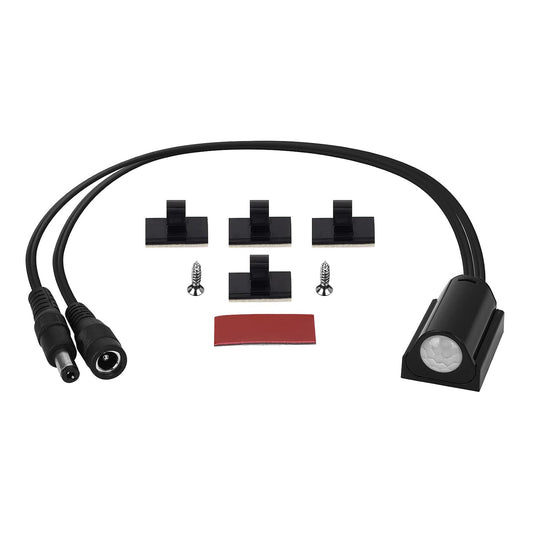 Litever PIR Motion Activated Sensor Switch with Light Sensor. Black