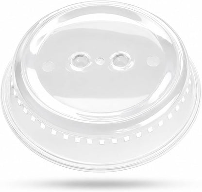Microwave Splatter Cover 10.5" BPA-Free Lid with Vents. | Classic Design, Easy to pick-up, Dishwasher safe (Top rack).