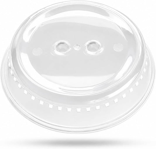 Microwave Splatter Cover 10.5" BPA-Free Lid with Vents. | Classic Design, Easy to pick-up, Dishwasher safe (Top rack).