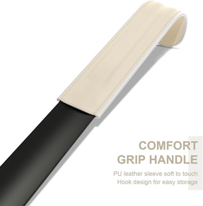 16.5 Inch Long Handle Shoe Horn for Seniors Men Women Kids, Metal Shoe Horns for Boots