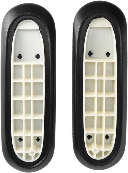 Arm Pads Caps Replacement for Herman Miller Fixed and Height Adjustable Armrest Sayl Office Chair, Black Vinyl (1-Pair)