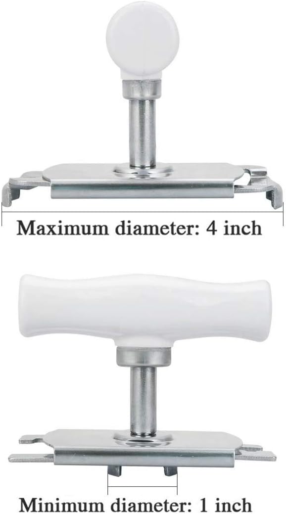 5 in 1 Lids off Jar Opener, Bottle Opener, Ideal For Women, Kids, Seniors - for Multipurpose Kitchen Tool, Easy open. White