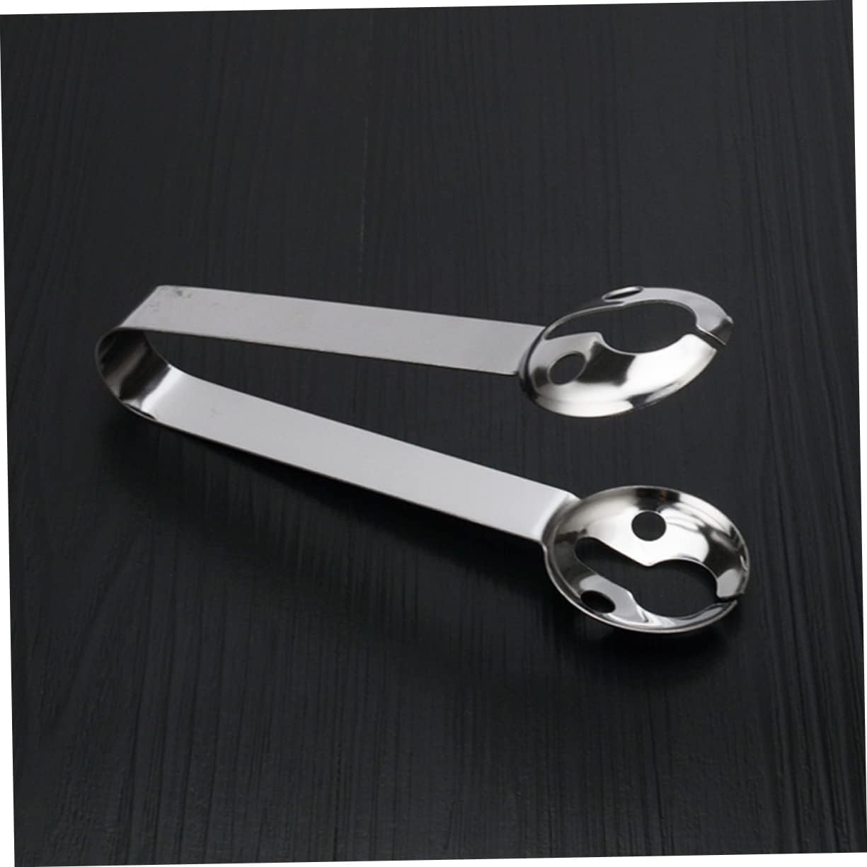 Mikinona 2pcs Stainless Steel Tea Bag Holder Strainer Heat Resistant Tea Tools for Slotted Spoon Squeezer Kitchen Accessories