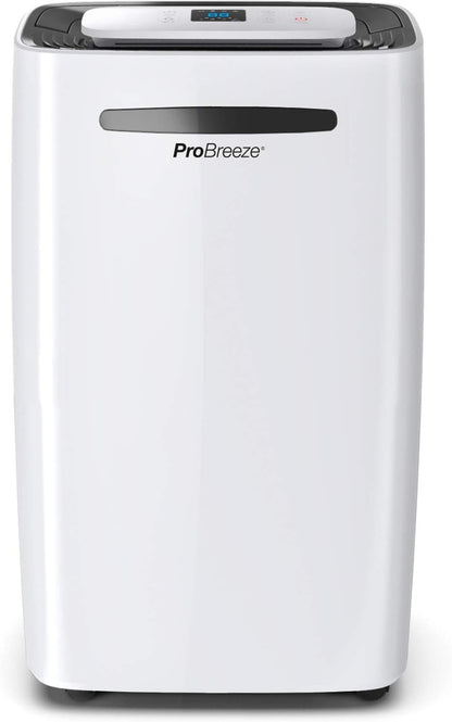 Pro Breeze Electric Mini Dehumidifier, 2200 Cubic Feet (250 sq ft), Compact and Portable for High Humidity in Home, Kitchen, Bedroom, Basement, Caravan, Office, Garage