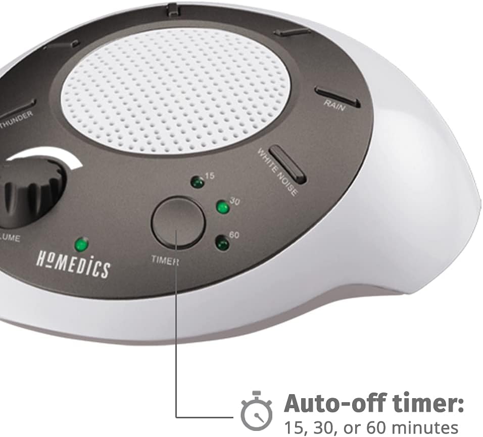Homedics SoundSleep White Noise Sound Machine, Blue