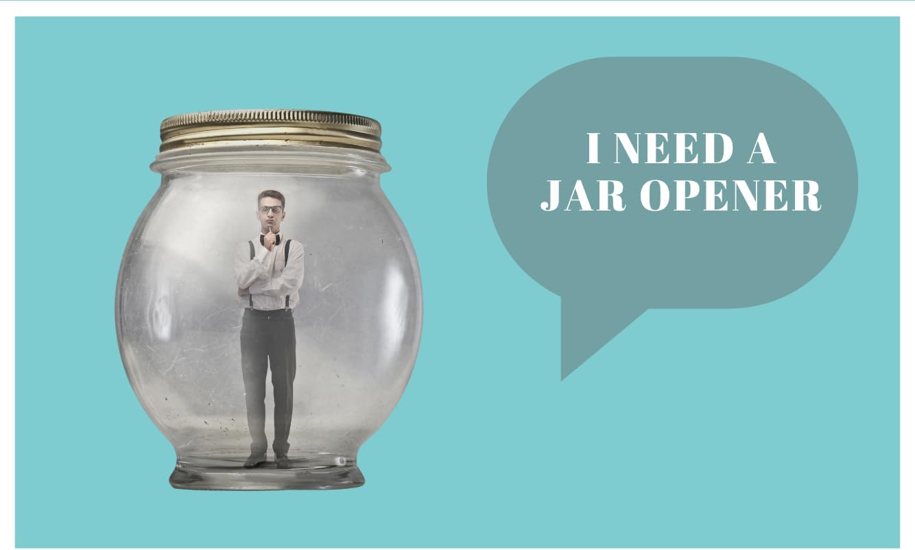Stainless Steel Under Cabinet Jar Opener for Kitchen - Perfect Tool for Opening Jars, Lids, and Water Bottle Caps - Perfect Gifts For Mom's and Seniors with Arthritis - Unique Kitchen Gadgets