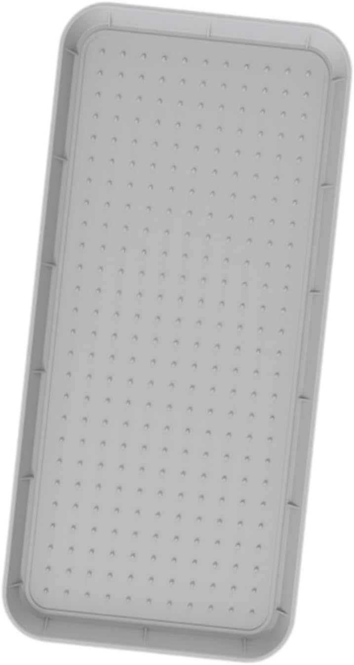 predolo Boot Tray Heavy Duty Silicone Multi Purpose Tray Raised Edge Suitable for Entryway Garden Patio Home Organization, Gray