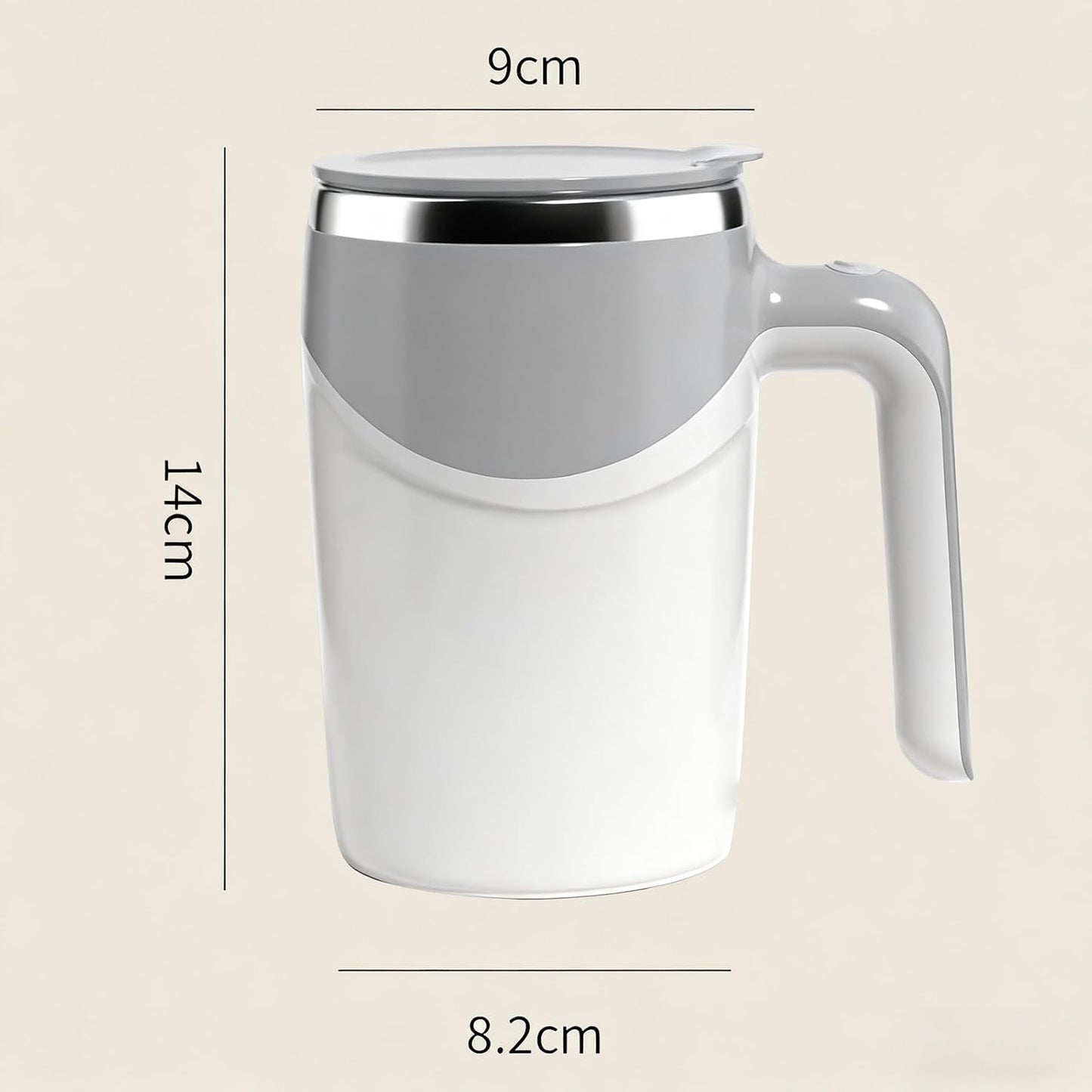 Portable 16OZ Insulated Tumbler with Magnetic Tea Infuser, Water Bottle | Stainless Steel, BPA-Free, Magnetic Detachable Strainer, One-Touch Brewing, For Loose Leaf Tea, Gift for Men & Women
