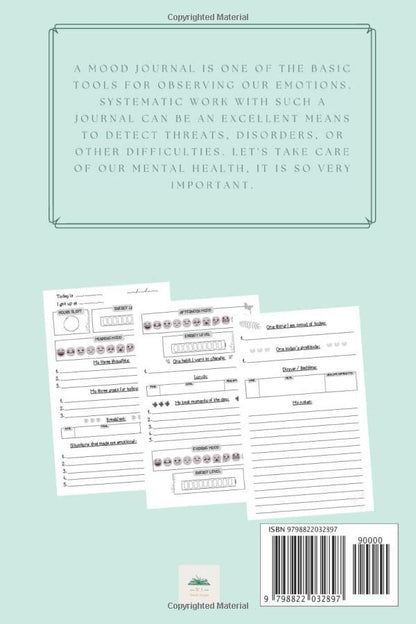 Mood Tracker Journal: Borderline Personality Disorder I BPD Workbooks I Space For Daily Reflections on Depression I Self-Care Emotional Habits ... MonitorsI Guided Notebook for Mental Health
