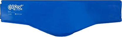 Chattanooga ColPac - Reusable Gel Ice Pack - Blue Vinyl - Neck Contour - 23 in (58 cm) - Cold Therapy for Neck, Shoulder, Upper Back for Headaches, Swelling, Bruises, Sprains, Inflammation
