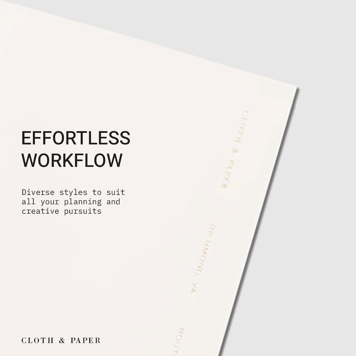 Cloth & Paper Travel Notebook | Daily Wellness Planner – Smoked Salt | Pocket Plus Wellness Planner 3.2" x 6" | Habit Tracker & Self Care Journal for Goals, Gratitude & Reflection – Soft Touch Cover