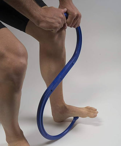 Backnobber II Massager Cane, Cobalt Blue | Deep‑Tissue Self‑Massage Therapy Tool for Neck, Shoulders & Back, Portable, Strong Fiberglass Reinforced Nylon Hook, USA Made