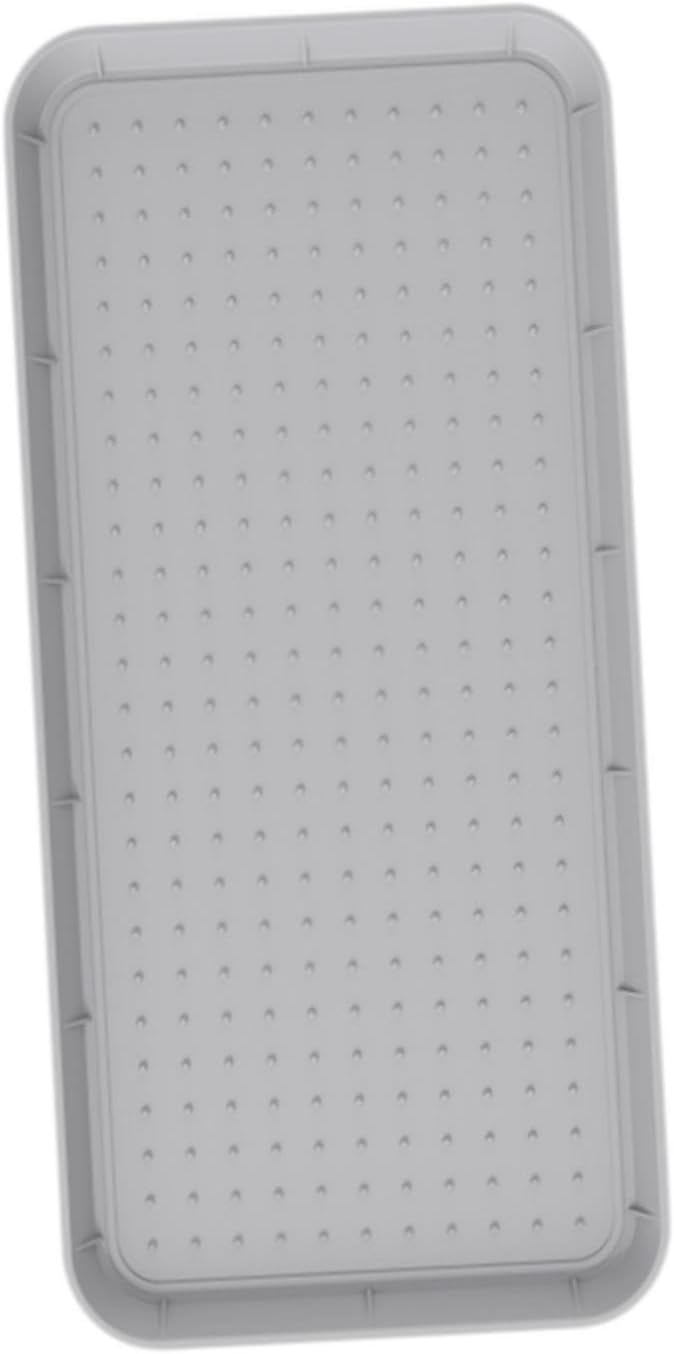 predolo Boot Tray Heavy Duty Silicone Multi Purpose Tray Raised Edge Suitable for Entryway Garden Patio Home Organization, Gray