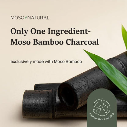 Moso Natural Air Purifying Bag 600g, Premium Charcoal Odor Absorber & Room Deodorizer for Large Spaces — Lasts 2 Years, Bedroom, Basement, Pet Odor Eliminator for Home, Unscented Bamboo Charcoal Bag