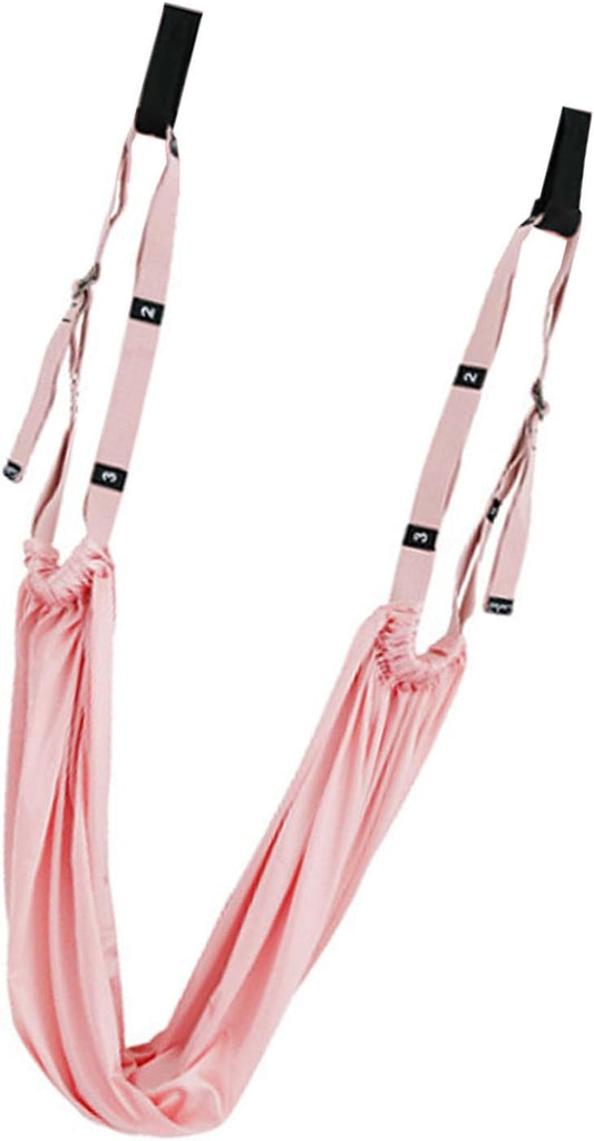 Door Leg Stretcher with Loops Stretching Strap Elastic Band for Lower Back Handstand Training Muscle Exercise Flexibility Support Home Gym