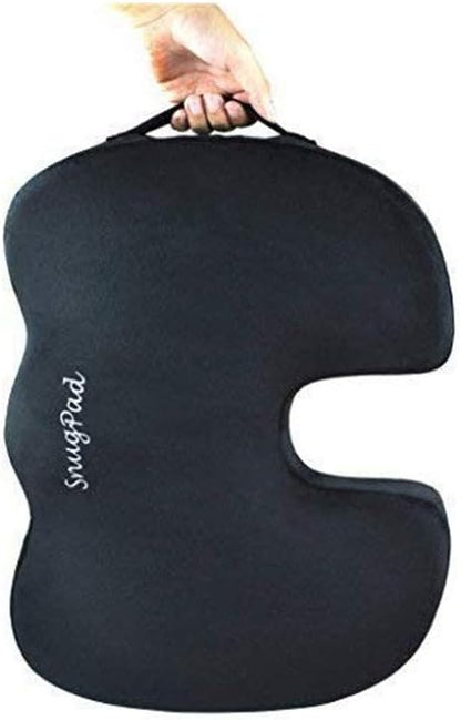 Upgraded Memory Foam Seat Cushion, for Sciatica, Back, Hip, and Tailbone Pain Relief, Firm Comfortable, Support for Office Chair, Wheelchair,Car. Nonslip Orthopedic Memory Foam Coccyx Cushion