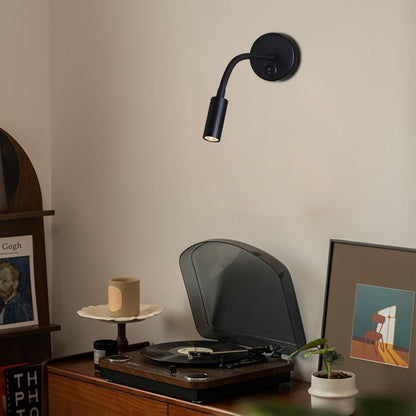LED Reading Lamp 3W Warm White 3000K for Reading Books Black Plug Cord 2PCS (RS032)