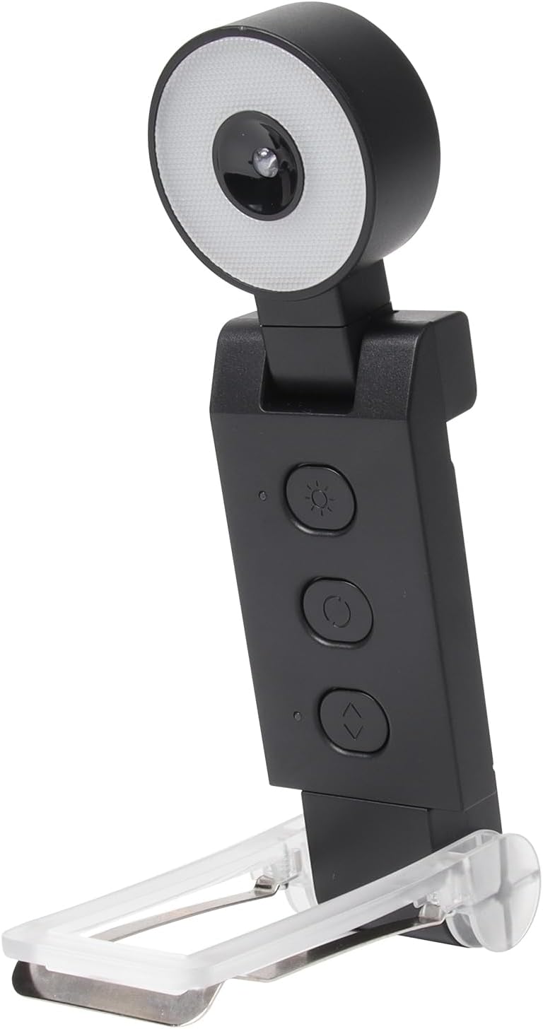 Rechargeable Book Light, Clip-On LED Reading Light, Eye-Caring