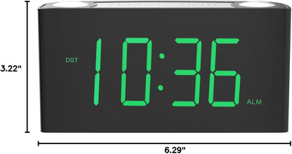 Vibrating Alarm Clock for Heavy Sleepers with Bed Shaker, 3 Wake-Up Modes