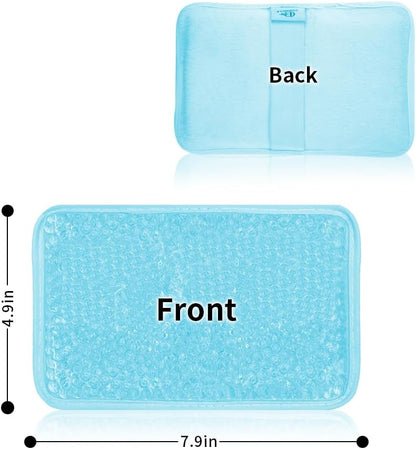Gel Ice Pack for Injuries Reusable for Pain Swelling of Knee, Shoulder, Foot, Back, Ankle, Neck, Elbow, Wisdom Tooth - Cold or Hot Compress