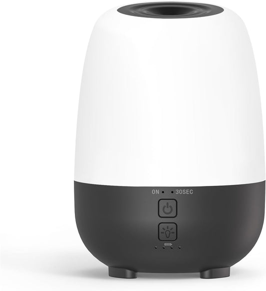 SEEDSEEL 150ML Cordless Essential Oil Diffuser, Built-in 6000mAH Rechargeable Battery, 7-Hour Runtime, 7 LED Color Changing Lights, Portable Aromatherapy Diffuser for Home,Office,Outdoor