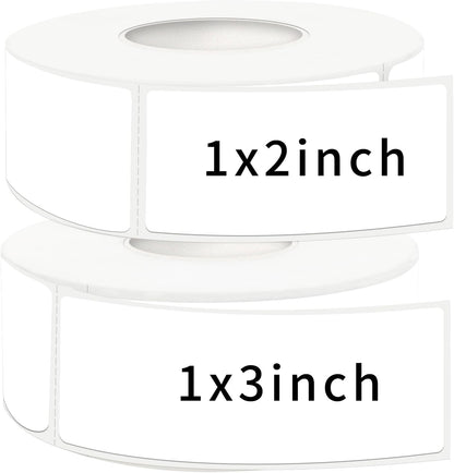 Removable Freezer Labels, Date Label 1x2 Inch Food Storage Stickers, Waterproof Oil Resistant Easy Clean Leaves no Residue 300 Total Per Roll