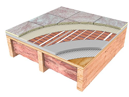 SunTouch TapeMat Electric Radiant Floor Heating Mat, Orange, 120V, 10 Sq Ft