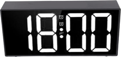 Matybobe Loud Dual Alarm Clock Mirror LED Vibrating Bed Shaker for Heavy Sleepers
