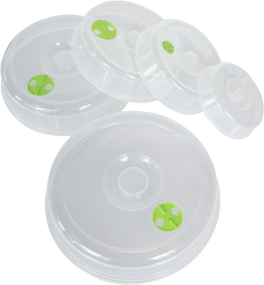 Microwave Covers 5 PCS, Microwave Splatter Cover, Dish Lid Plate Cover