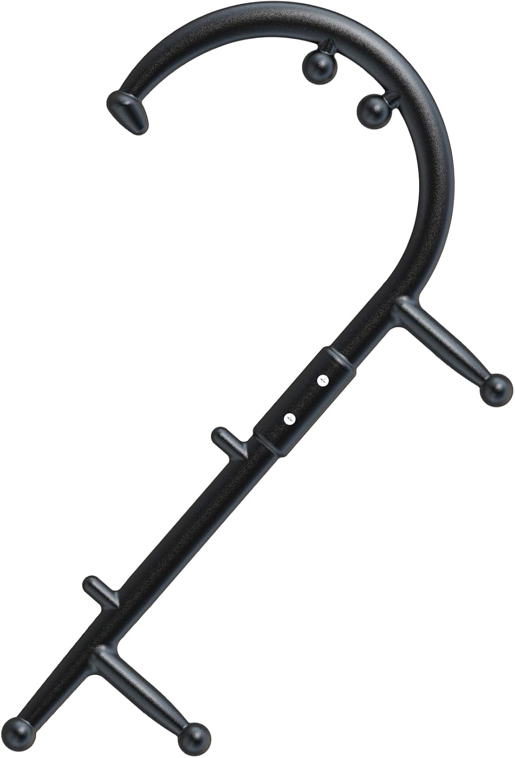 BVN Detachable Trigger Point Massage Cane – Manual Back & Shoulder Hook Massager for Pain Relief, Deep Tissue Self Massage Tool for Muscle Knots in Neck, Back, Legs & Feet