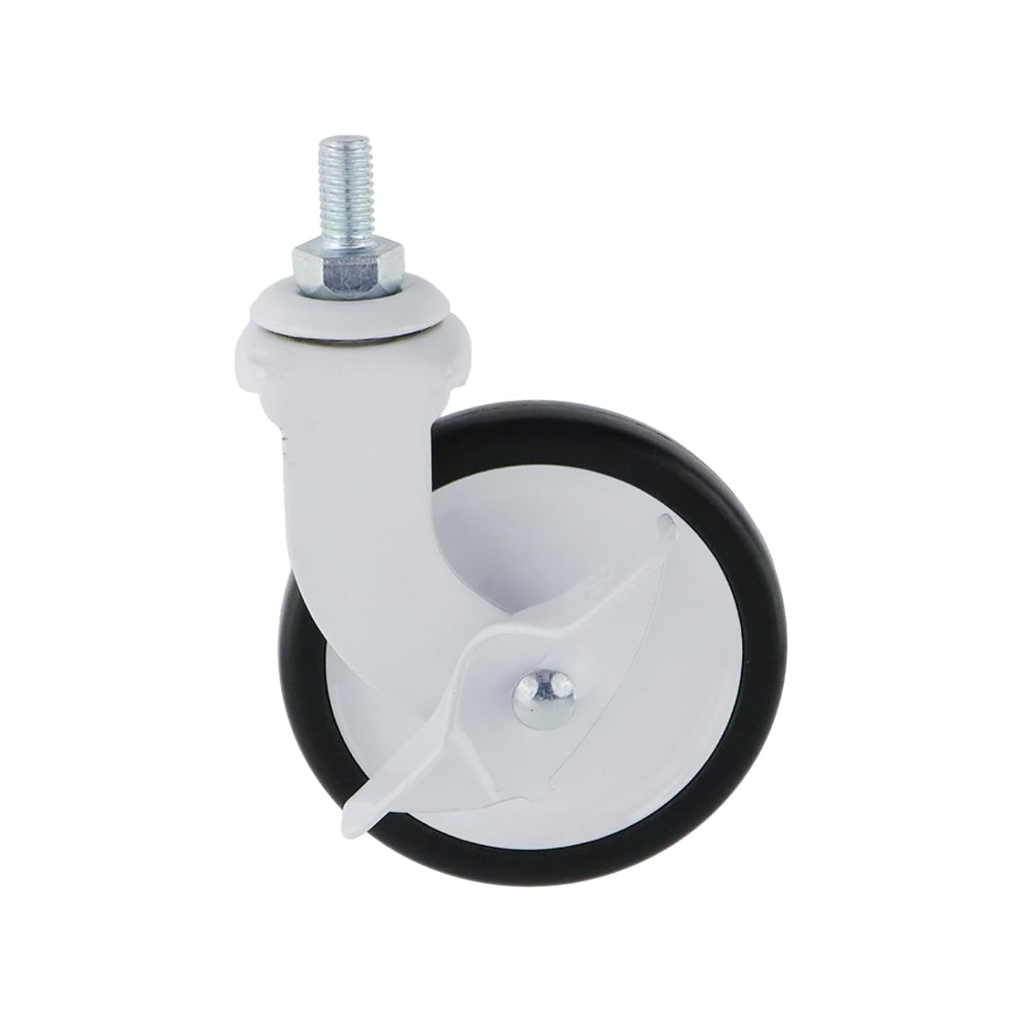 Semetall 4PCS Swivel Caster Wheels Square Cup Furniture Castors (Bronze) | 150kg Load Capacity, with Screws for Piano Feet, Sofa, Table, 1.02 Inch (26mm) Wheels
