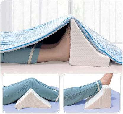 Blanket Lifter for Feet-Sheet Lifters for Foot of Bed Blanket Elevation Wedge Foot Cradle Tent Sleep Support Raiser Supplies Foam Block Toes Pain Leg Knee Ankle Post Surgery Recovery