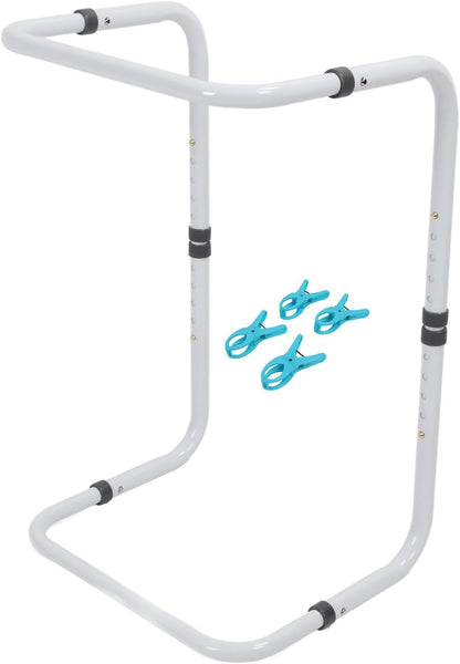 Blanket Lifter Foot Lift Bar, Heavy Duty Steel Medical Blanket Support, Adjustable 25-33in Lifters for Leg Knee Ankle Surgery Recovery, Ideal for Hospital Home