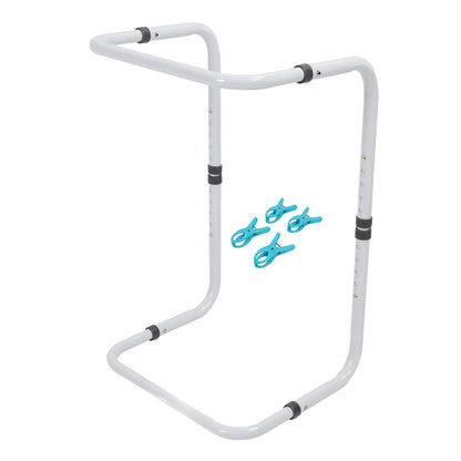 Blanket Lifter for Feet, Sheet Riser Height Adjustable Relieve Pressure Foot Tent Blanket Support Holder for Surgery Recovery with 4 Clips, Adjustable Blanket Support Holder