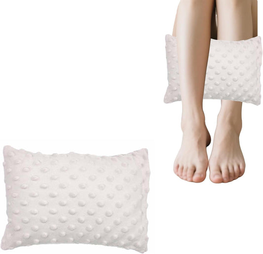 Small Soft Knee Pillow for Side Sleepers, 11" x 7.5" Hip Leg Support Pillows Joints Cushion Relief from Knees Sciatica Joints Back Pain After Surgery for Sleeping Gifts (Grey)
