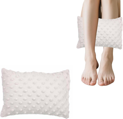 Small Soft Knee Pillow for Side Sleepers, 11" x 7.5" Hip Leg Support Pillows Joints Cushion Relief from Knees Sciatica Joints Back Pain After Surgery for Sleeping Gifts (Purple)