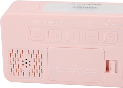 Yinhing Extra Loud Alarm Clock with Bed Shaker, Large LED Display Vibrating Alarm Clock for Heavy Sleepers, with 15 Color Modes 5 Volume Levels 3 Brightness Levels