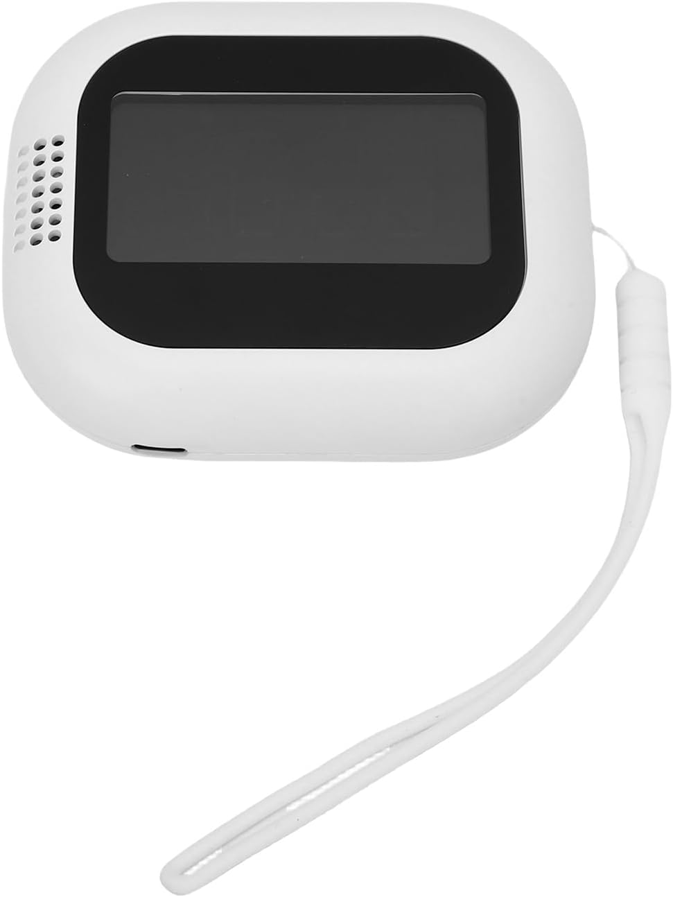 Vibrating Alarm Clock, 3 Level Vibration Digital Alarm Clock for Heavy Sleepers, Bed Shaker with 1800mAh Battery, Loud Dual Alarms, and Child Lock for Hard of (White)