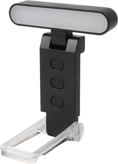 Rechargeable Book Light, Clip-On LED Reading Light, Eye-Caring