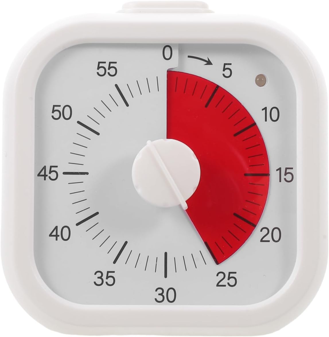 NUOBESTY Kitchen Timer Visual Countdown Timer with Clip Silent Analog for Cooking Baking Homework Classroom Management Easy-to-Read Color Display for Home Office Study