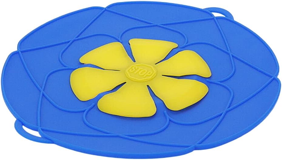 Sscon 1Pc Cover 10 inch Anti Spill Stopper Lid