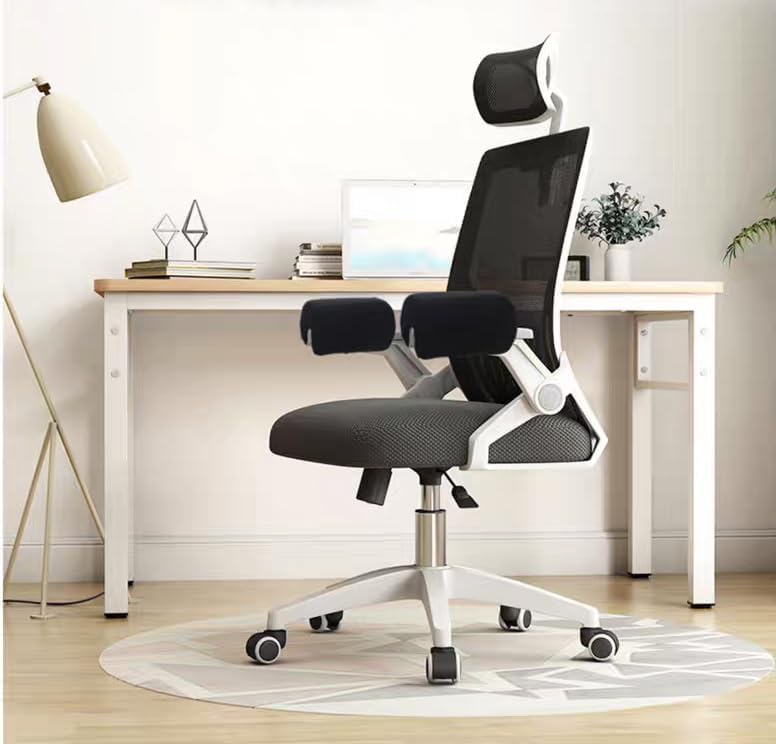 Armrest Cushion for Office Chairs - Soft Elbow Support Pad with Non-Slip Bottom, Fits Most Chairs 2-Piece (Gray)