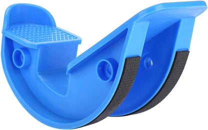 Portable Calf Stretcher Foot Rocker, Blue Physical Equipment for Plantar Fasciitis Relief, Home Fitness Stretching Device for Ankle Pain Recovery