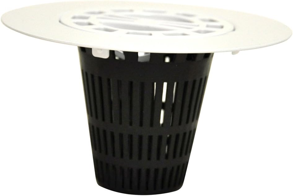 Danco Shower Hair Catcher Baskets, 6-Pack, Black (10739P)