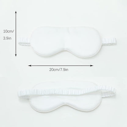 HBHLFZ Sleep Mask 2 Pack - Bamboo Viscose Fiber Sleeping Eye Mask - with Elastic Band/Headband - Comfort Sleeping Shade - for Nighttime Sleeping, Traveling & Napping（Pink，Green）