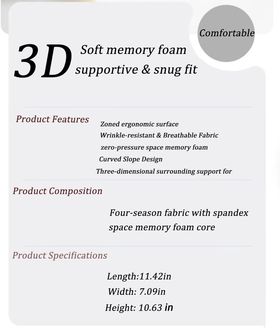 Neck Pillow for Recliner Ergonomic Neck Support Headrest Office Chair